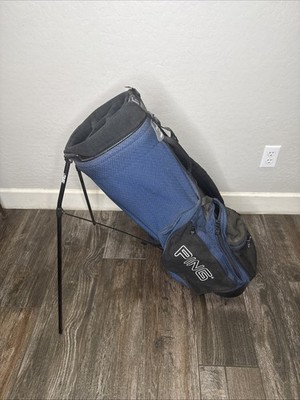 Vintage Karsten Ping Hoofer Blue/Black Golf Stand Bag 4-Way