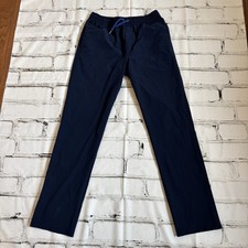 Boys Polo Ralph Lauren Pull On Chino Pants Navy Blue 100 Polyester sz L 14-16 