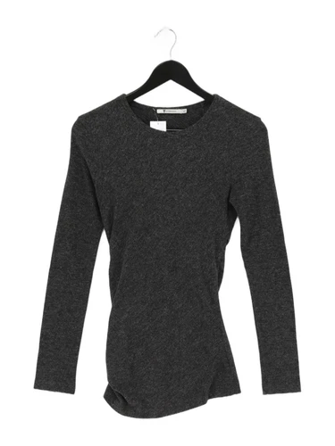 Alexander Wang Mini Abito Donna S Grigio Poliestere con Rayon Spandex Mini