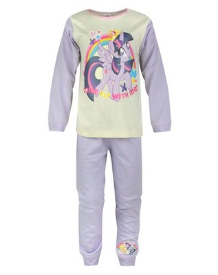 My Little Pony Langarm Langarm Langarm Langarm Pyjama Set | Mädchen Lila | Offizieller Merch