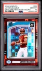 2024 PANINI DONRUSS OPTIC PREVIEW-RED PANDORA #389 JAYDEN DANIELS ROOKIE PSA 10