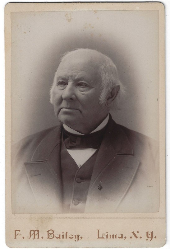 Marvin Gates Id'd 80 Year Old Man Lima Ohio Antique Cabinet Card Photo