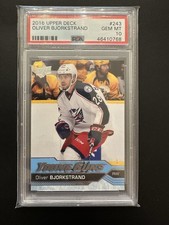 2016-17 Upper Deck Young Guns Oliver Bjorkstrand #243 PSA 10 Gem Mint🔥🔥!!