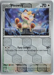 Meowth 048/064 Shrouded Fable Reverse Holo Common