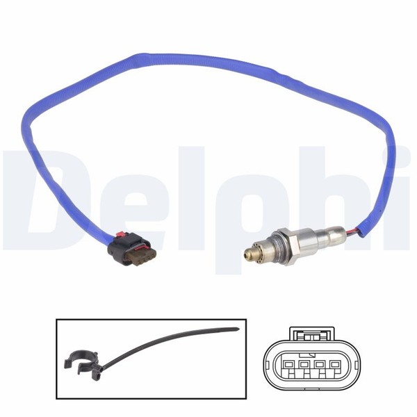 Lambdasonde Sensor Abgassteuerung Delphi ES21381-12B1 FüR Ford Focus 3 Turnier 2-image