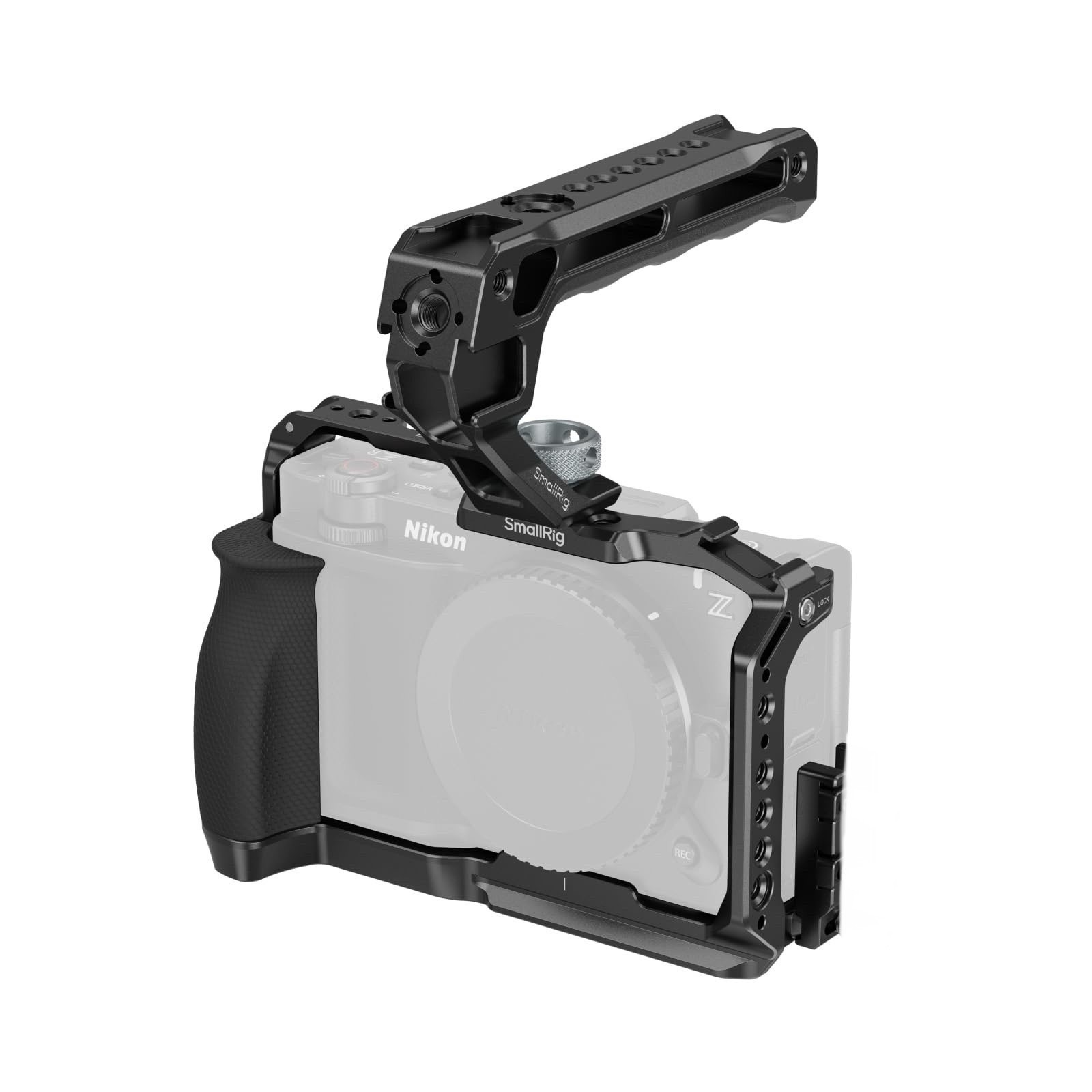 SmallRig ZR Camera Cage Kit for Nikon ZR Full Cage with Ergonomic Silicone Grip