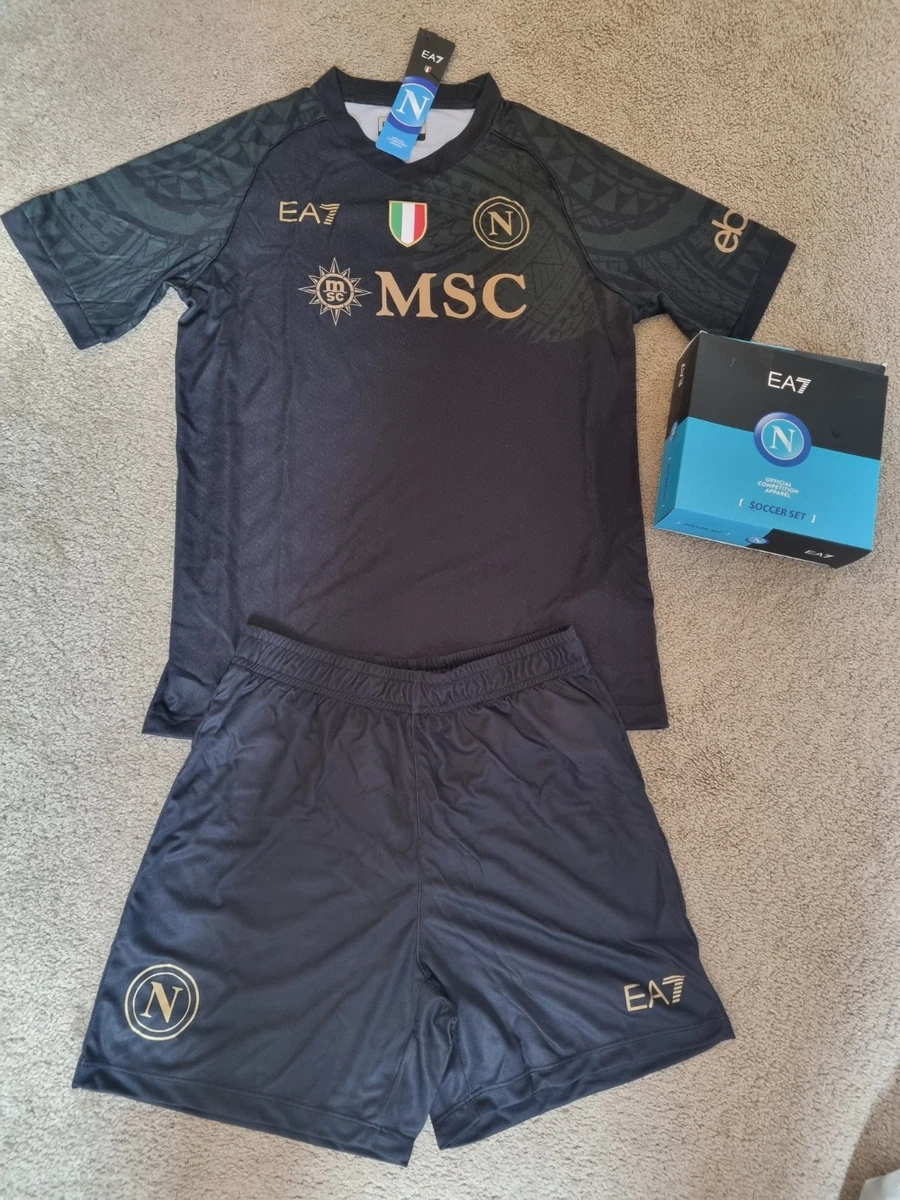 Maillot Football Napoli Match Issue Inler 88 Third 2011/12 - XXL, Kappa (porté)