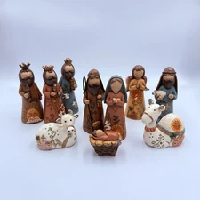 RARE 10 pc Robert Stanley Hobby Lobby “The Promise Of Christmas” Nativity Set