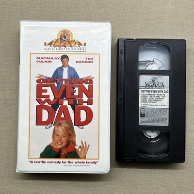 Getting Even with Dad (VHS 1994) Family Crime Comedy Macauley Culkin Ted Danson