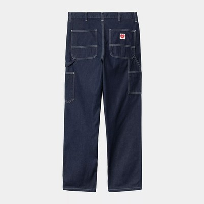 Carhartt WIP Single Knee Pant Herren Jeans Blue Rinsed Washed