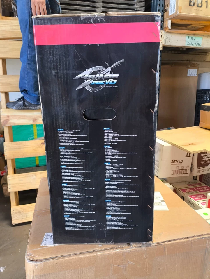 Thermaltake Armor Revo Black Case w/ Original Box, Vintage Gaming Case 2011 - Image 2 of 4