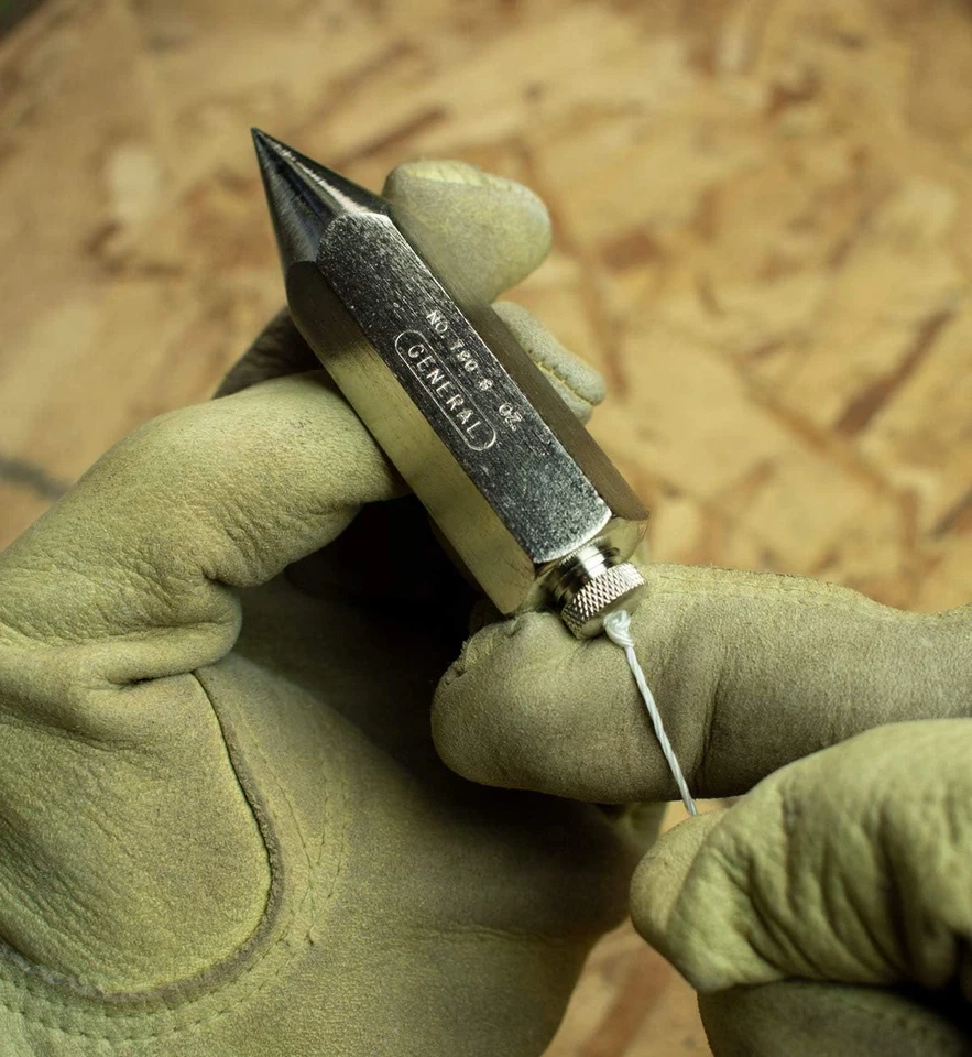 General Tools 790-8 Hexagon Steel Plumb Bob, 8 Ounce - Image 3 of 4