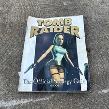 Tomb Raider EIDOS Official Strategy Original Guide Book *wear