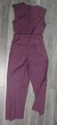 NWT Banana Republic Women’s UTILITY SATEEN JUMPSUIT Mauve Wine Assorted Sizes — photo 5