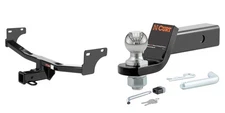 CURT Trailer Hitch Class 3 Tow Kit, 2in Ball Mount, Hitch Lock, Pin & Clip 13081