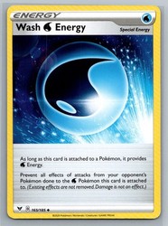 Wash Water Energy 165/185 Uncommon Vivid Voltage Pokemon TCG