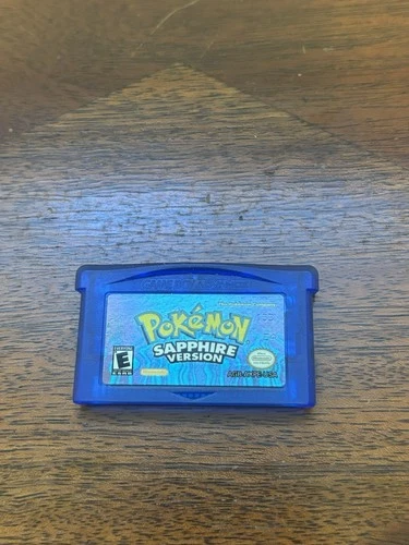 Pokemon Sapphire Version Nintendo Game Boy Advance, 2003, Authentic, Dry Battery