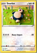 Snorlax 109/159 Rare Crown Zenith Lightly Played Pokemon Card Fan Favorite on eBay