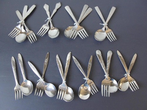 22 Lot Vintage Children's Stainless Silverware Flatware Various Patterns