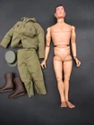 1964 Hasbro GI Joe 12" Action Figure Soldier Patent Pending TM Scar Made in USA