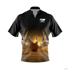 Storm Strike Force  Quick Zip Bowling Jersey S-5XL Best Gifts Bowling