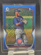 2023 Bowman Chrome - Prospects Angel Cepeda #BCP-205 Blue Mojo Refractor /150...