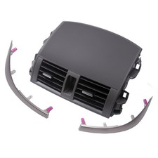 Center Dash A/C Outlet Air Vent Panel And Upper Dashboard Cover Strips Trim L...