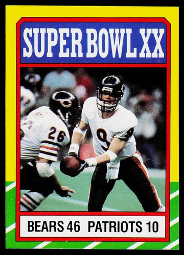 Super Bowl XX - Jim McMahon / Matt Suhey SBXX, 1986 Topps, #8, ,