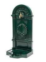 Standbrunnen 83Cm Waschbecken Alu Brunnen Waschplatz Wandbrunnen Antik Stil GrüN