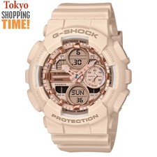 Casio Baby-G GMA-S140PG-4AJF Pink Gold Metallic Dial Analog Digital Women Watch