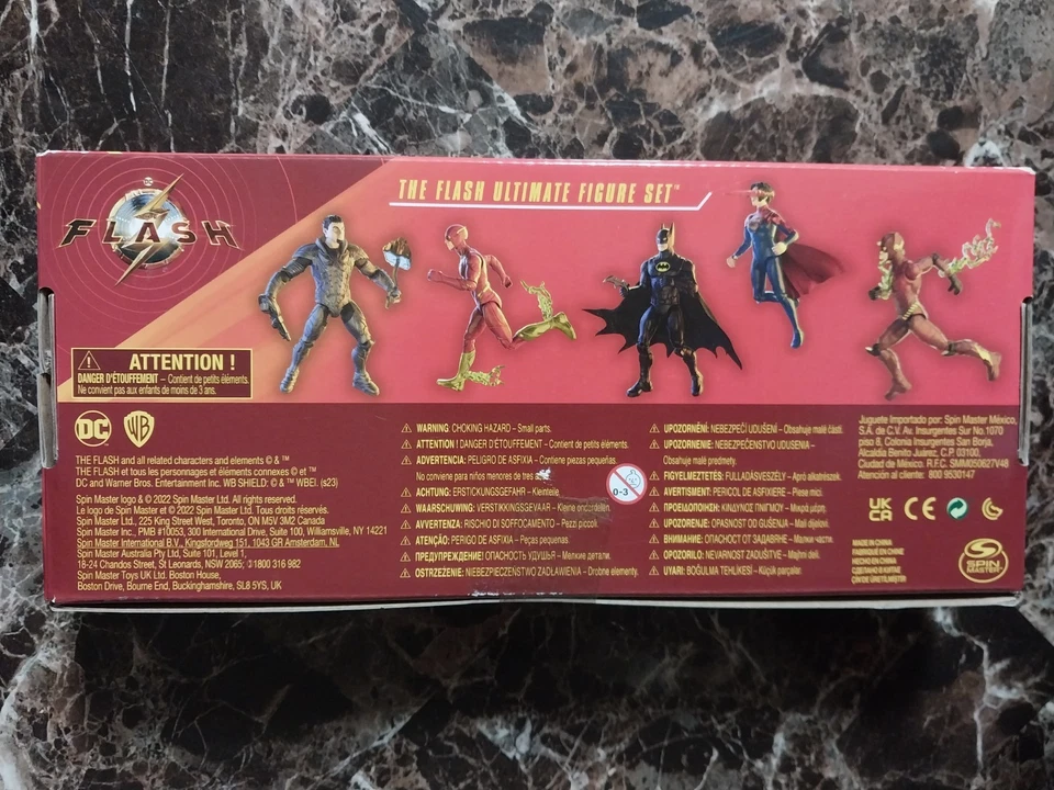 Juego de 5 figuras de acción de Batman Supergirl de DC Comics The Flash Ultimate ~NUEVO Foto 2 de 4