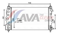 MotorküHler WasserküHler ** Clever FIT ** AVA Clever Choice CT2046 FüR Chevrolet