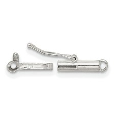 Sterling Silver Barrel Clasp 2mm