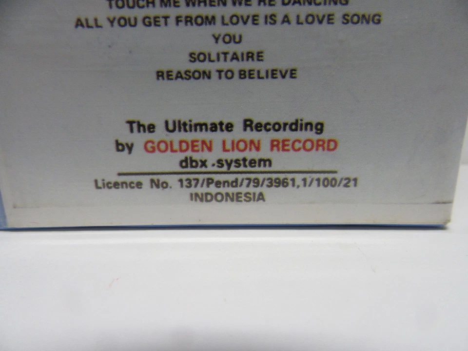 CARPENTERS - THE VERY BEST OF - INDONESIAN IMPORT CASSETTE - KING'S - G 1943 - Image 3 of 4