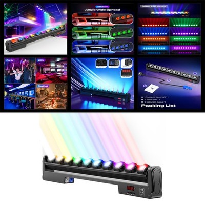 10x25W Wall Wash Light DMX RGBW Bar Light DMX For Wedding Stage Events Disco