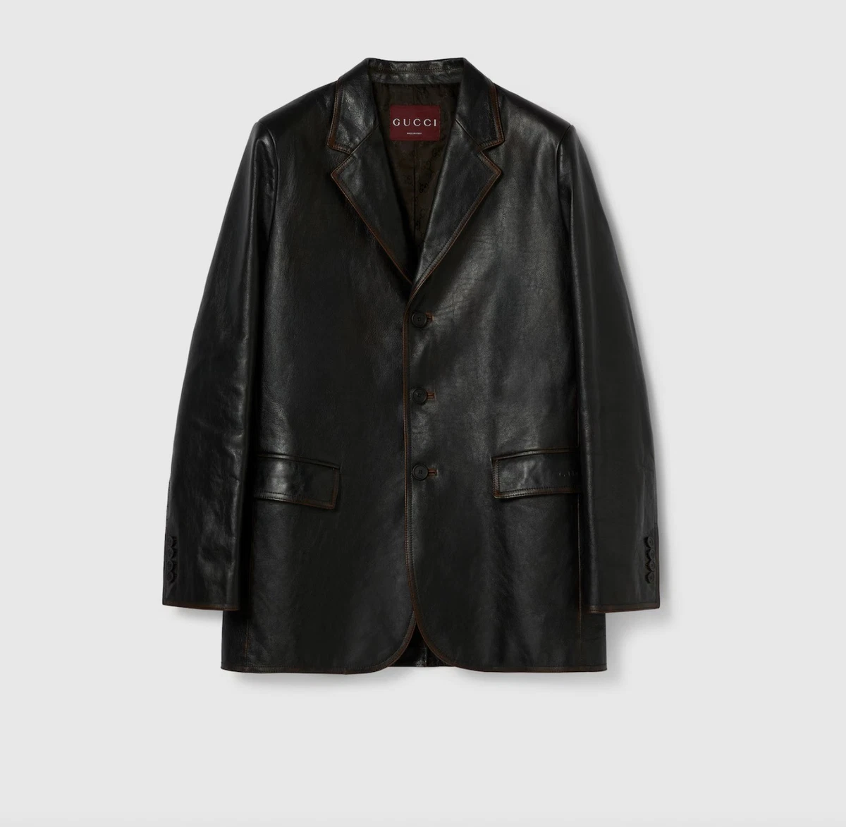 Gucci Leather Outer Shell Blazers for Men for Sale | Shop New