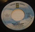 The Eagles Please Come Home For Christmas 1978 Christmas 45 RPM Record Vg Oop