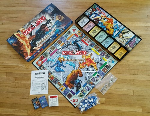 Monopoly: Fantastic Four Collector's Edition (Board Game) Marvel Comics COMPLETE - 第 1/2 張圖片