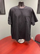Gildan Ultra Cotton Black Adult Unisex 2X Short Sleeve Pocket T-shirt Bundle