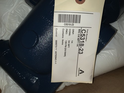 ARMSTRONG 883, C5318-22, 1" NPT, 125 PSI, 1/4" Orif STEAM TRAP - Picture 5 of 5