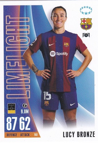 Topps Match Attax Champions League Extra 23/24 Limelight 160 Lucy Bronze