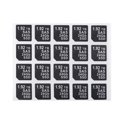LOT OF 20 Capacity Sticker FOR DELL DXD9H X7K8W 14gen hard disk tray Caddy - Picture 28 of 58