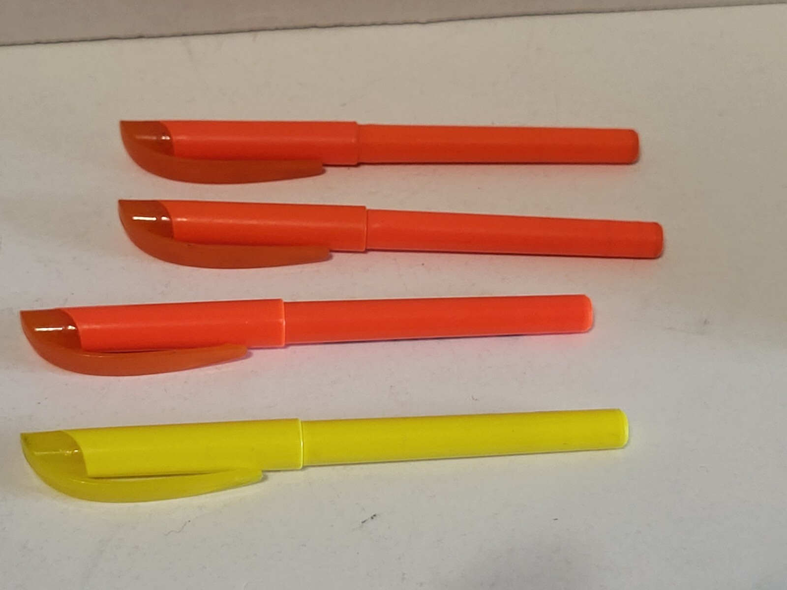 S - Thin, 3 Orange, 1 Yellow