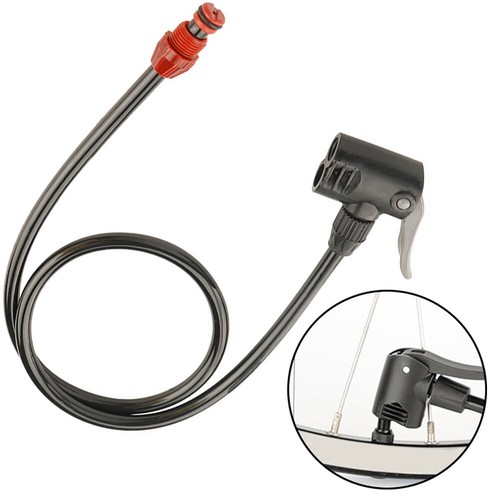 Bike Pump Hose with 800mm Length for AV FV DV Bicycle Air Pump Adapter Valve - 第 6/17 張圖片