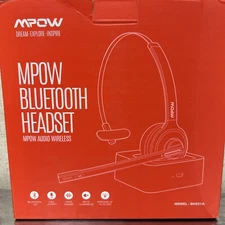 All New MPOW Bluetooth Headset MPOW Audio Wireless Model:BH231A