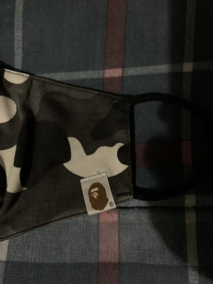 A Bathing Ape Face Mask ONLY  [Glow In The Dark] Bape City Camo 100% Authentic - Image 2 of 4