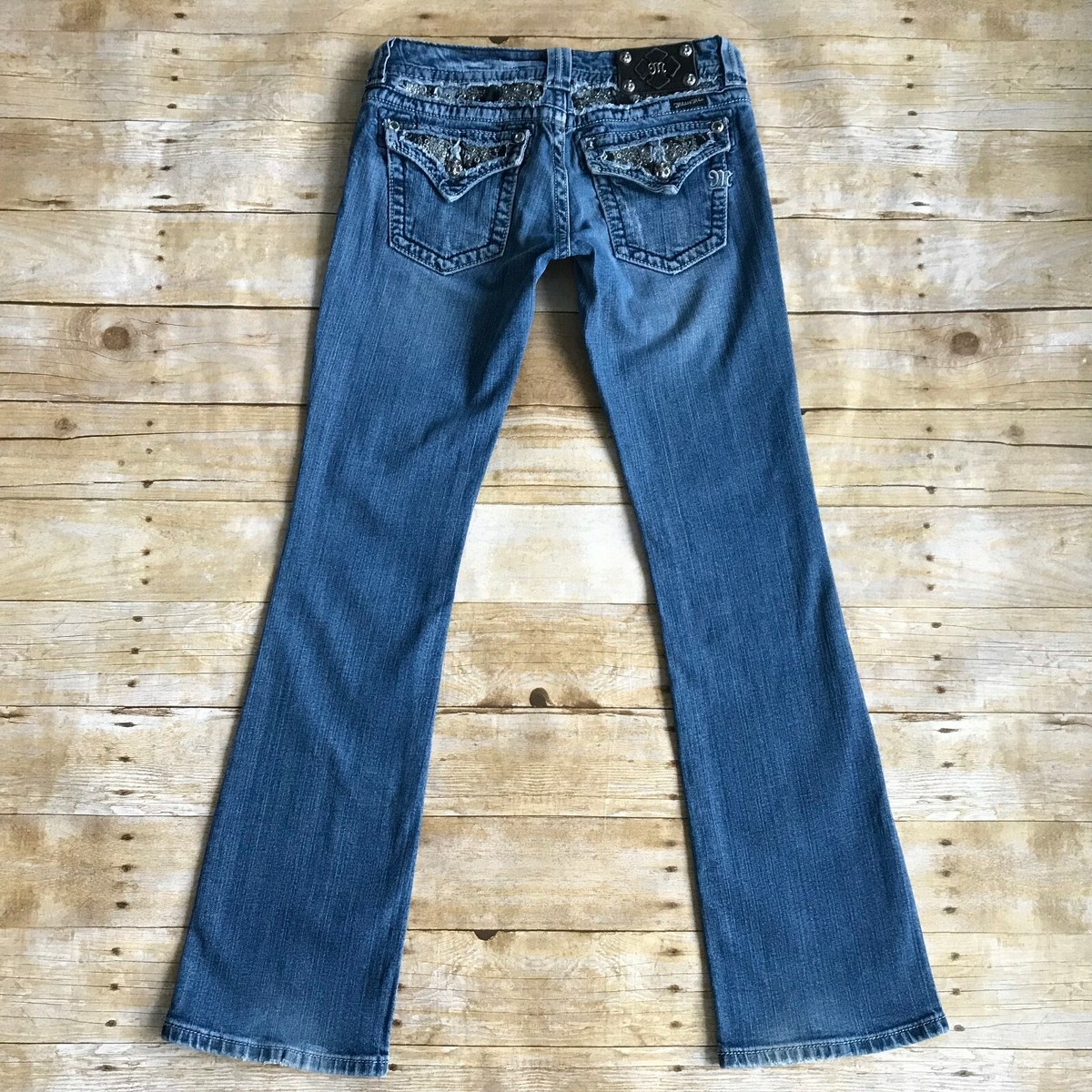 デニム ジーンズ　miss me Tribal Wing Bootcut Jeans | Only $101.15 | Vintage Blue