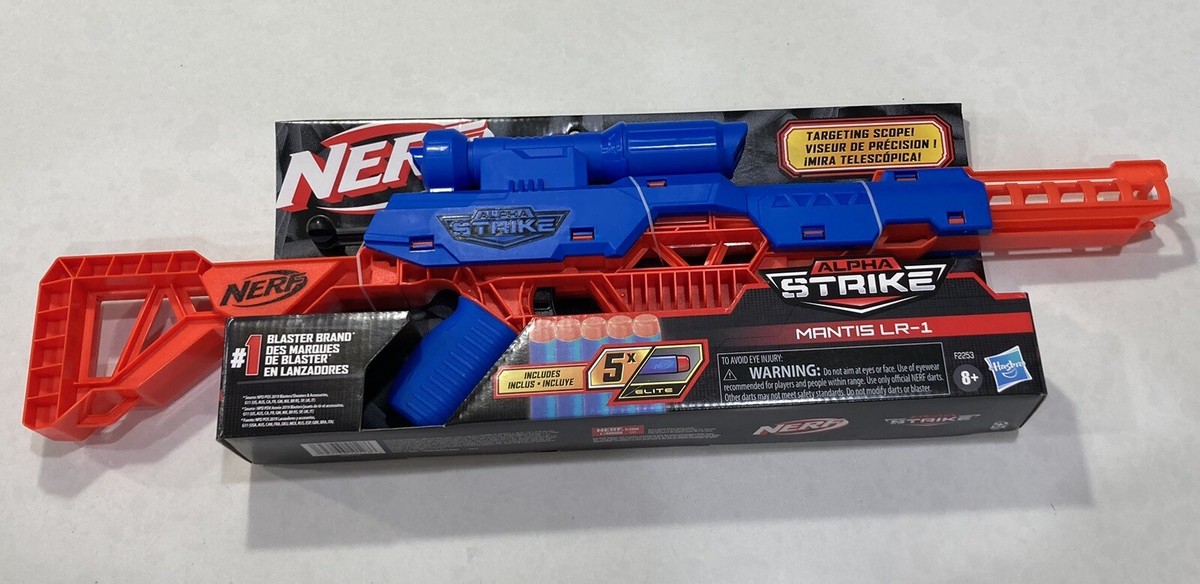 NERF BLASTER Alfa Strike With Scope Mantis LR-1