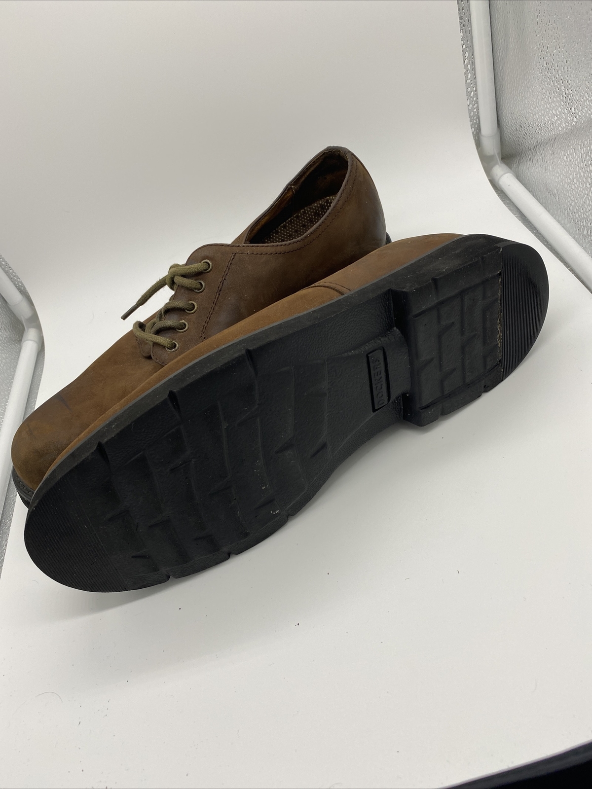 SAOLA Dockers Columbia 090 2908 Oxford scarpe stringate in pelle scamosciata marrone uomo 10 5 M