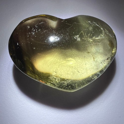 Citrine Crystal Heart Carving (9) - Picture 7 of 11